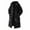 Black, variant on Jackets for Men,Men's Mid Length Trench Coat with Hood Casual Outerwear,Mens Winter Coats,Size:L