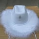 thumbnail image 5 of Guardurnaity 3 uds. De vaquera rosa para mujer, sombrero para fiesta de carnaval, sombrero, Bandana rosa, 3 uds., disfraz de vaquera rosa para Sombreros do, 5 of 6