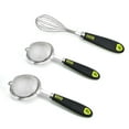 thumbnail image 2 of Langgg 3 Pieces Mesh Sugar Sieve Non-Slip Handheld Egg Beater Juice Mixer Sifters Kitchen Baking Pastries Cooking Tools, 2 of 6