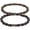 2pcs-3, variant on Retro Surfer Stackable Bracelet Wood Beads Heishi Brown Coconut Puka Shell Beaded Bracelets