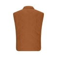 thumbnail image 6 of qucoqpe Women's Quilted Vest Stand Collar Lightweight Zip Up Padded Thermal Warm Sleeveless Jacket Casual Fleece Lined Outerwear Coat, 6 of 10