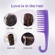 thumbnail image 5 of Cepillo desenredante con peine de dientes anchos con peine con mango de cuidado avanzado para cabello rizado, cabello mojado, cabello seco, cabello grueso y más. Ormromra WMZY-85, 5 of 7