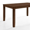 thumbnail image 4 of New Classic Furniture Pascal Wood Rectangular Dining Table in Walnut, 4 of 6