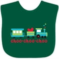 thumbnail image 3 of Inktastic Love Train Boys or Girls Baby Bib, 3 of 4