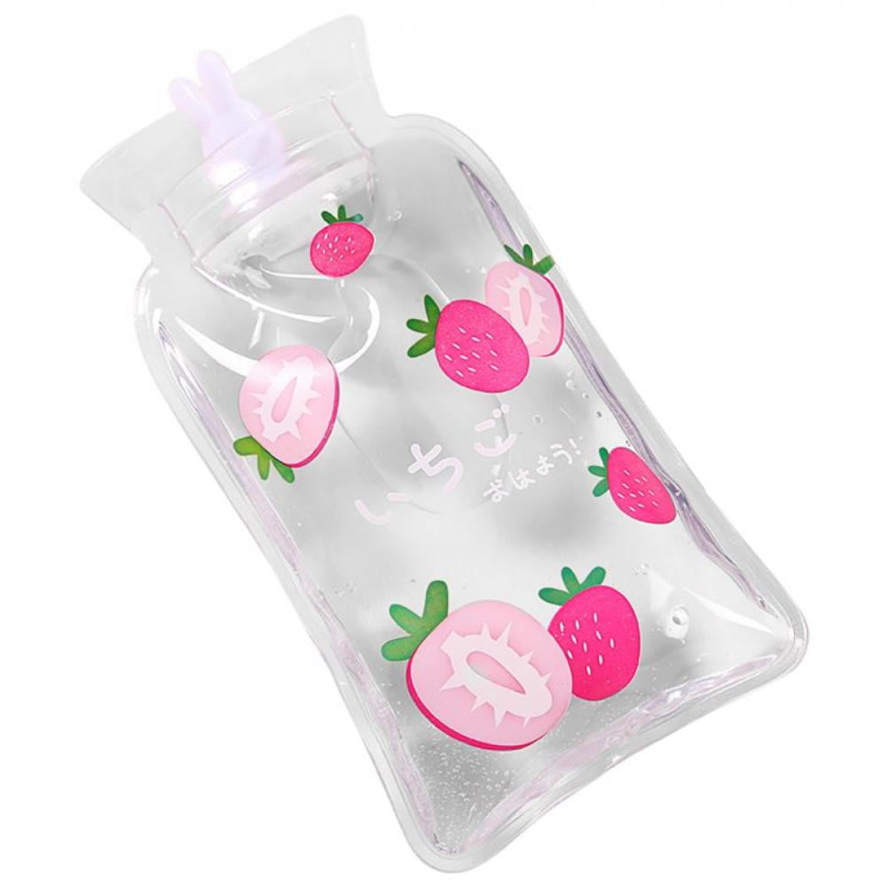 Cute Transparent Hot Cartoon Hand Warmer Mini Portable Water Bottle 1pcs