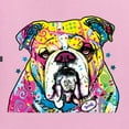thumbnail image 5 of Wild Bobby, Dean Russo Neon Colorful Pug Dog The Bulldog Dog Lover Unisex Crewneck Graphic Sweatshirt, Light Pink, 3X-Large, 5 of 5