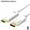 White, variant on HPDL Dp to Hdmi Desktop Graphics Monitor 4K High Definition Cable Displayport to Hdm＝