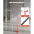 thumbnail image 3 of KFFKFF 1/2 Ton Capacity Underhoist Support Stand, Adjustable Height 54.02" to 83.86", Spin Handle with Bearings, Self-Locking Threaded Screw, Ideal for Vehicle Component Support, 3 of 9