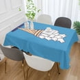 thumbnail image 2 of Yayeee Tablecloths 60" x 90" Rectangle Wrinkle Resistant Party Table Cover, Ice Cream Cat, 2 of 8