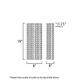 thumbnail image 4 of 12801CZNAB Maxim Lighting Miramar - 2 Light Wall Sconce-19 Inches Tall and 8 Inches Wide, 4 of 5