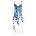 thumbnail image 4 of TaTaai Women Fashion Print Round Neck Sleeveless Long Dress Ankle Length Casual Comfortable Soft Breathable Daily Party Outfits Gift, 4 of 5