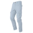 thumbnail image 6 of Tmtolofot Men's Linen Pants Wide Leg Button Down Pant with Belt Loops & Pockets Loose Casual Trousers Lightweight Trendy Slacks 2026 Spring Summer Vacation Travel Outfits|Blue|M, 6 of 9