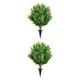 thumbnail image 5 of 2 piezas plantas artificiales plantas falsas adornos arbustos decorativos al aire libre arbustos realistas con el jardín de estaca primavera del patio, 5 of 8