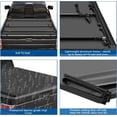 thumbnail image 4 of Upgraded Soft Tri-Fold Truck Bed, Tonneau Cover Compatible with 2015-2024 Ford F-150, Water-Proof Truck Bed Cover for Ford F-150, Vinyl Cover & Aluminum Frame, 4 of 6