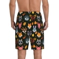 thumbnail image 6 of KLL Forest Animal Faces for Men's 1-Pack Shorts,Sleep Pajama Shorts for Men Soft Pj Shorts Men's Pajama Bottoms Sleepwear -Medium, 6 of 7