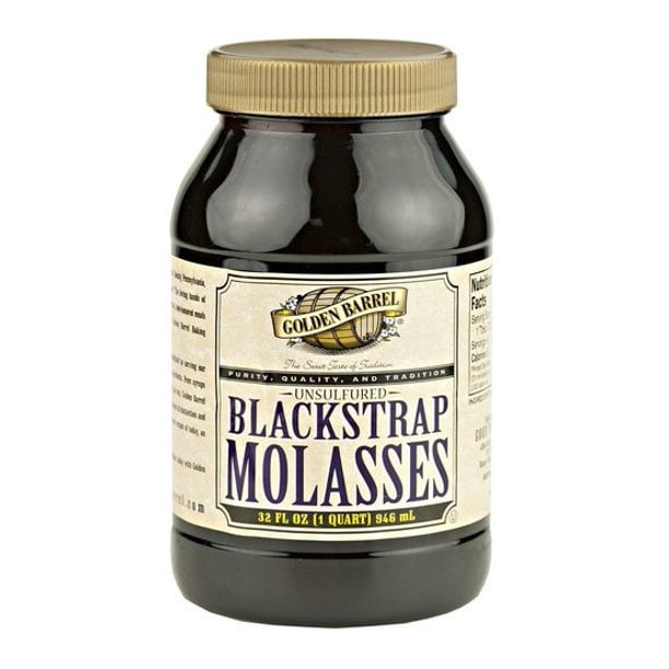 Golden Barrel Unsulfured Black Strap Molasses 32 Oz. Bottle