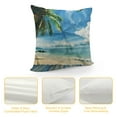 thumbnail image 4 of palm tree Graphic Decorative Men Women Boy Girl Room Cushion Throw Pillow Cover for Home Couch Living Room Bed Sofa   for Car Couch Bedroom 夏季  Throw Pillow Cover 1PC, 4 of 5