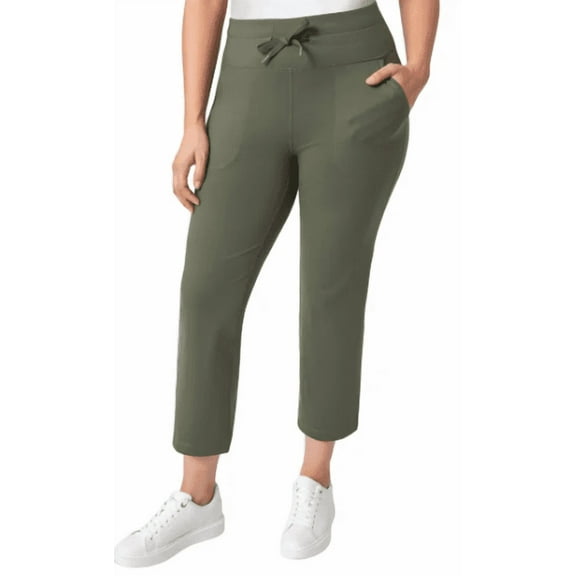 Mondetta Women's Drawstring Capri Tea Leaf XXL