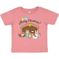 thumbnail image 3 of Inktastic Merry Christmas Cute Nativity Scene Boys or Girls Baby T-Shirt, 3 of 5