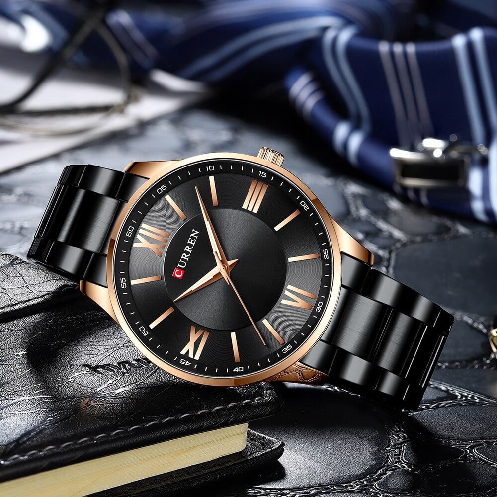 CURREN NEW 2020 Classic Fashion Quartz Mens Watches with Stainless Steel Business Wristwatch Relogio Masculino