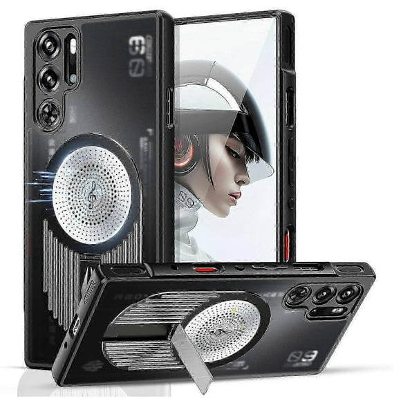 For ZTE nubia Red Magic 9S Pro+ 5G/9S Pro 5G/9 Pro+ 5G/9 Pro 5G Magnetic Case Heat Dissipation Kicks