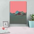 thumbnail image 4 of Epic Graffiti 'Low Poly Mountain 6' by GeoMania, Giclee Canvas Wall Art, 12"x16", 4 of 8
