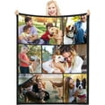 thumbnail image 3 of Personalised Blanket,Custom Blanket With Text 1-9 Photo, Personalised Blankets for Adults,Personalised Photo Blanket for Mother's Day,Customised Gifts for Mum,Dad,Boyfriend,Girlfriend,Friends, 3 of 6
