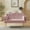 Pink, variant on Dasun 2-Seater Accent Sofa, Mid Century Futon Sofa, Upholstered Button Tufted Love Seat Couch Comfy Sofa for Living Room Office, Cream White