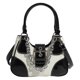 thumbnail image 1 of Bolso De Hombro Bolso de viaje con cadena de asa superior de charol suave Lona ajustable para fiesta, 1 of 6