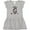 AC-Heather Grey, variant on Inktastic Letter G Monogram Tribal Arrow Girls Toddler Dress