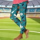 thumbnail image 1 of TaTaai Women Rugby Random Print Skinny Yoga Pants Casual Fashion Leggings Stretchy Fabric Ladies Fitness Workout Daily Street Wear Non-See-Through No Fading Comfortable Stylish Pants Gift, 1 of 5