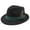 BK1, variant on Unisex Wool Felt Fedora Hat Feather Decor Bow Band Wide Brim Vintage Style for Wedding Party Formal Casual Daily Outdoor Wear