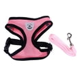 thumbnail image 1 of 1 manta para perro, abrigo, chaqueta para cachorro, chaleco protector, arnés cálido Rosa - M, 1 of 6