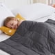 thumbnail image 1 of Manta pesada Cute King Grey de 3,2 kg, 100 x 150 cm, para 27 a 36 kg, 1 of 6