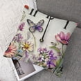 thumbnail image 7 of nygtbtfer  Spring Pillow Cover  Floral Butterfly Decorations Seasonal Farmhouse Summer Pillow Case Decor for Sofa 24x24in, 7 of 7