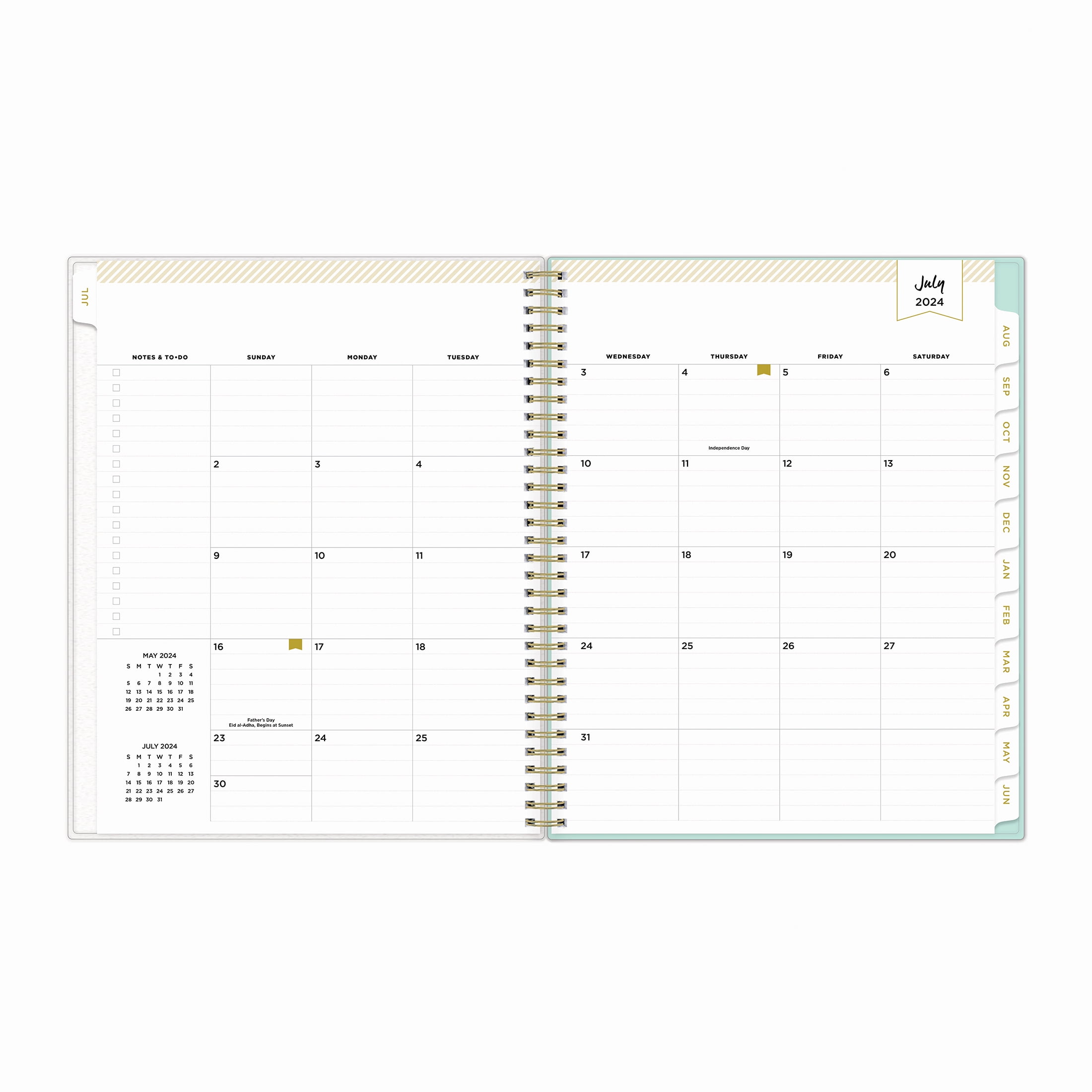 2024-25 Weekly Monthly Planner, 8.5x11, by Day Designer for