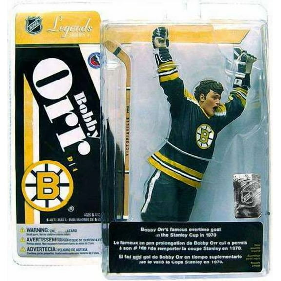 McFarlane NHL Sports Picks Hockey Legends Series 4 Bobby Orr Action Figure (Black Jersey)