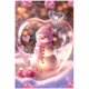 thumbnail image 1 of Pintura de diamantes 5D DIY, paisaje de Casa de muñeco de nieve de Navidad, punto de cruz, bordado de diamantes, mosaico romántico, Luna rosa, diamantes de imitación W1, 1 of 4