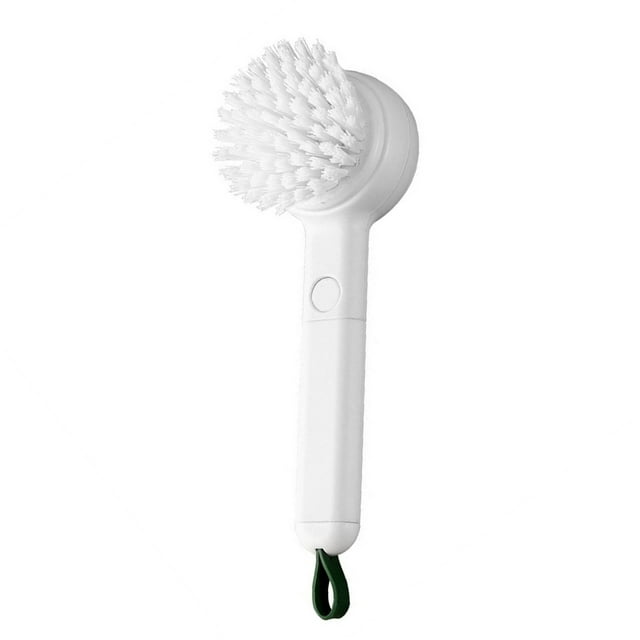 Bewildely Cepillo de limpieza de verduras ABS TPR 2 en 1, mango portátil para el hogar, restaurante, patatas, zanahorias, accesorios para depurador de Cocina y Comedor Blanco Bewildely HA063537-01B