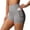 Light Gray, variant on Women's High Waisted Yoga Shorts with Pockets – 3" High Stretch Tight Athletic Shorts for Running, Workout & Fitness, Side Pocket for Phone, Tummy Control Booty Lift Beige L