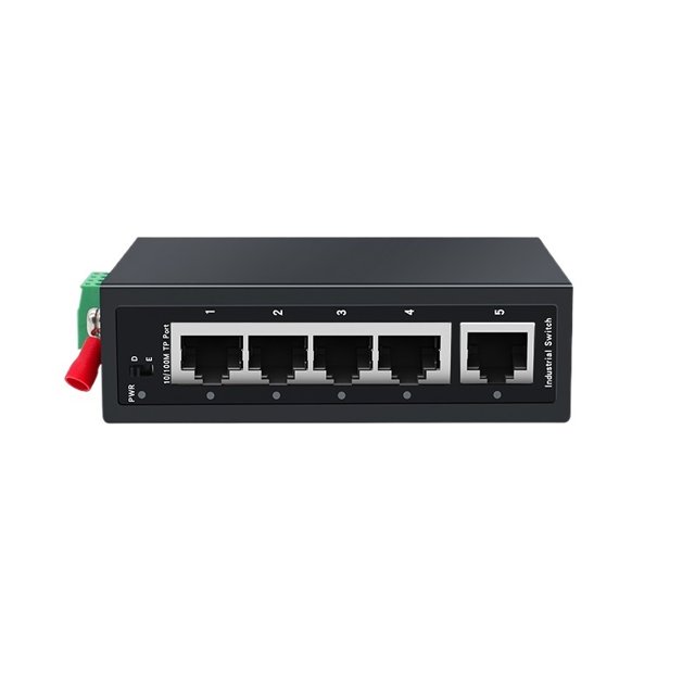 Industrial Gigabit POE Switch 5/6 Port 100/1000Base-T DIN IP30 Network Ethernet Switch Lightning Protection Max BT90W ,Security
