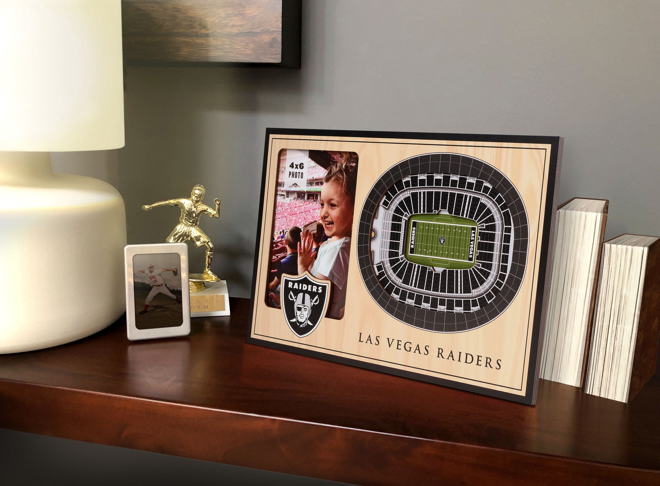 YouTheFan NFL Las Vegas Raiders 3D StadiumView Picture Frame