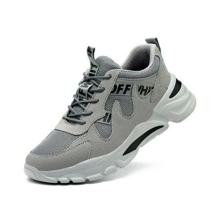 

Men’s Steel Toe Safety Shoes Anti-pierce Work Shoes Lightweight Breathable Industrial Sneakers Nonslip Athletic Sports Shoes