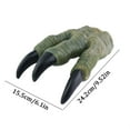 Dinosaur Hands Toys 1 PCS Soft Rubber Realistic For Adult Kids All ...