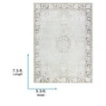 thumbnail image 4 of Livabliss x Our PNW Home Rainier Updated Traditional Washable Area Rug, 5'3" x 7'3", Light Gray, 4 of 9