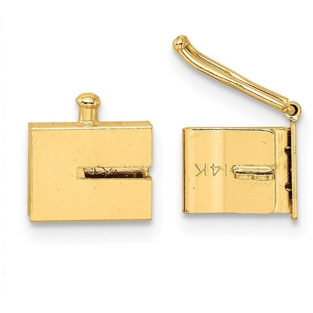 6mm 14k Yellow Gold Box Clasp