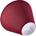 thumbnail image 5 of GO&SO 2Pcs Large Lamp Shades Burgundy Fabric Lampshade, 6.5" Top x 16.3" Bottom x 10.5" Height, Handcrafted Replacement Lamp Shade for Table,Floor Lamps,Spider Empire Lamp Cover, Assembly Required, 5 of 18