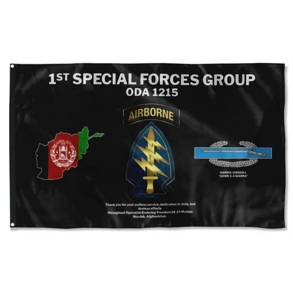Cayyon Custom 1 Sfg Oda 1215 Flag 3x5Feet Military Banner with 2 Brass Grommets