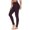 Brown-07, variant on REALiKUN Women's Comfort Stretch Soft Solid Print High Waist Band Active Yoga Pants Leggings