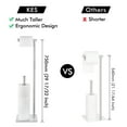thumbnail image 5 of KES Paper Holder Storage Freestanding Bathroom Tissue Reserve Holder Brushed Finish, 5 of 11